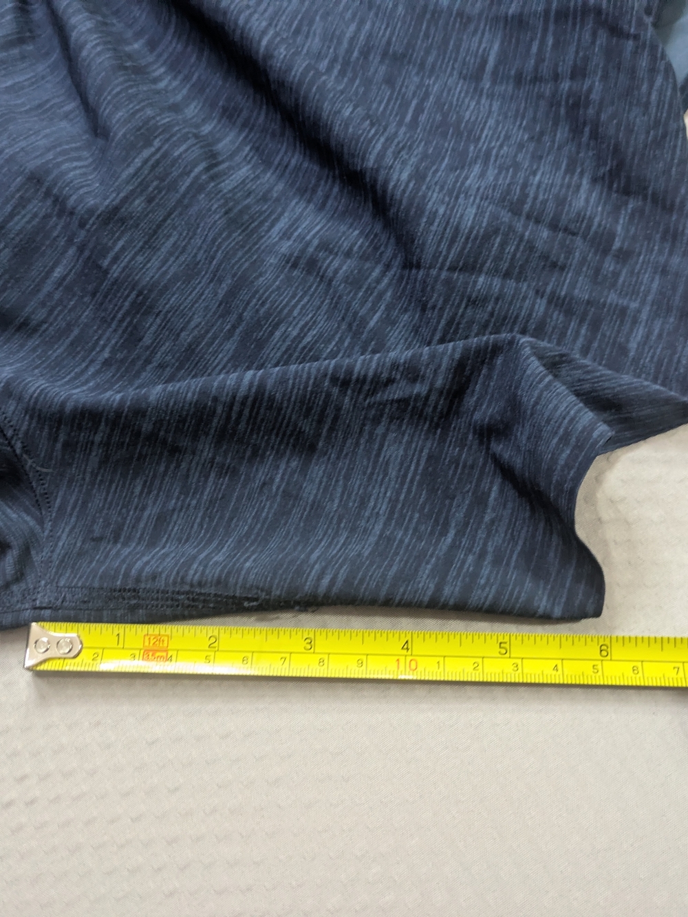 Lululemon Shorts Mens Large Blue Heather Surge 6" Running Training Gym M7AB2S - Picture 4 of 6